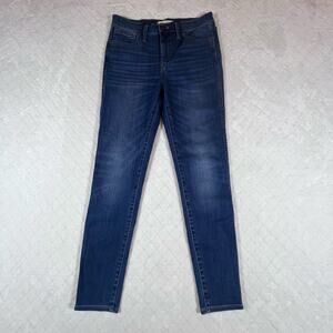 Madewell 10” High-Rise Skinny Jeans Blue Women Sz 28